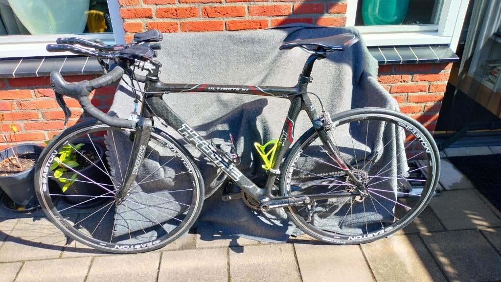 Race-/Thriathlonfiets (Carbon, 22 versnellingen), 28 inch, Carbon, Heren, 49 tot 53 cm