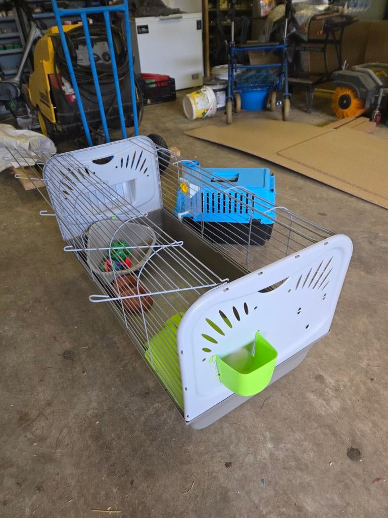 Zeer nette cavia/konijnen kooi, Minder dan 60 cm, Kooi, Ophalen of Verzenden, Zo goed als nieuw