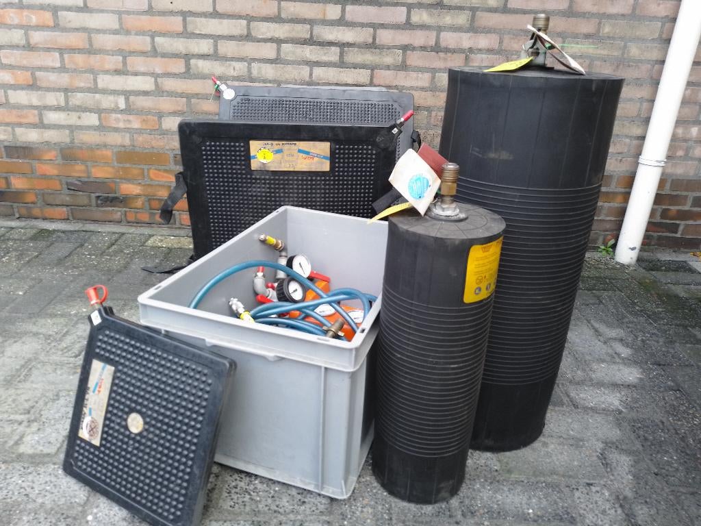 rioolbalg buisafsluiter 6-30Ton hefset luchtkussen hefkussen, Ophalen, Zo goed als nieuw, Overige typen