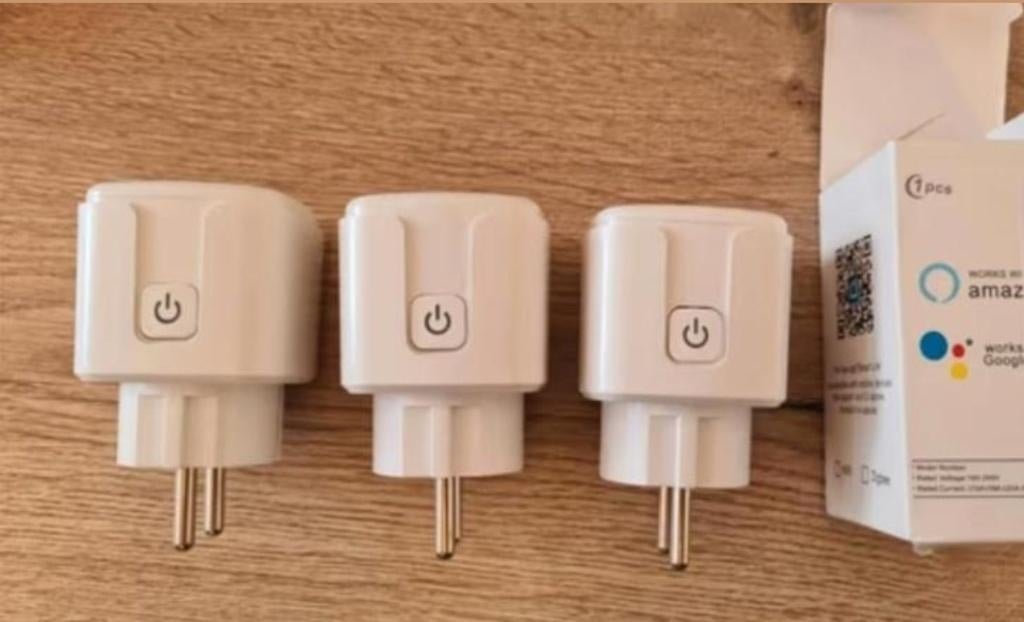 Slimme stekker -smart plug (wifi) met tijdschakelaar en ener, Ophalen of Verzenden, Nieuw, Stekker