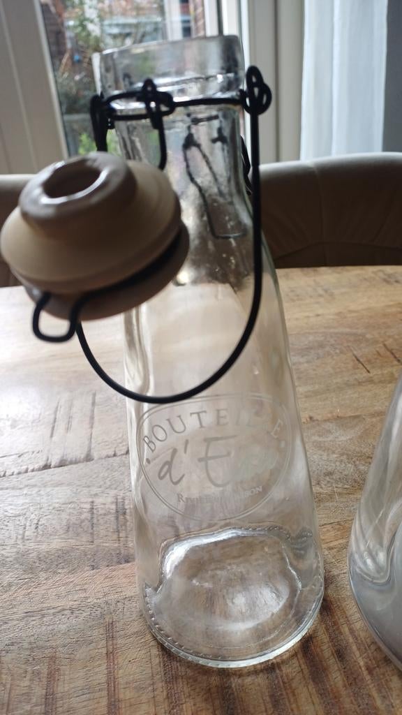 Riviera Maison water flessen, Ophalen, Overige kleuren, Glas, Minder dan 50 cm