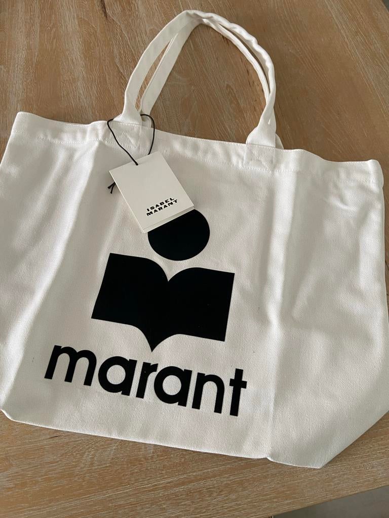 Isabel Marant Yenki tas, Verzenden, Nieuw, Wit, Shopper