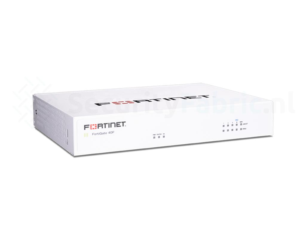 Fortinet FortiGate 40F hardware plus  UTP 5 jaar, Computers en Software, Netwerk switches, Ophalen of Verzenden, Zo goed als nieuw