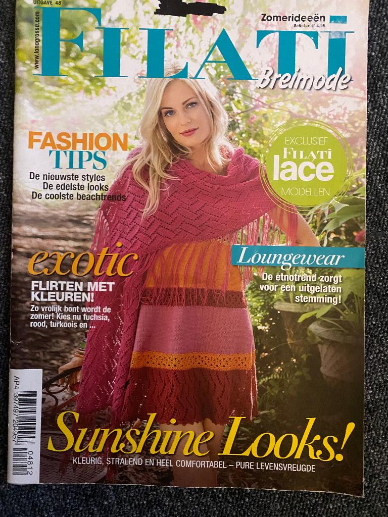 Filati breien zomer, Ophalen of Verzenden, Zo goed als nieuw, Breien, Patroon of Boek