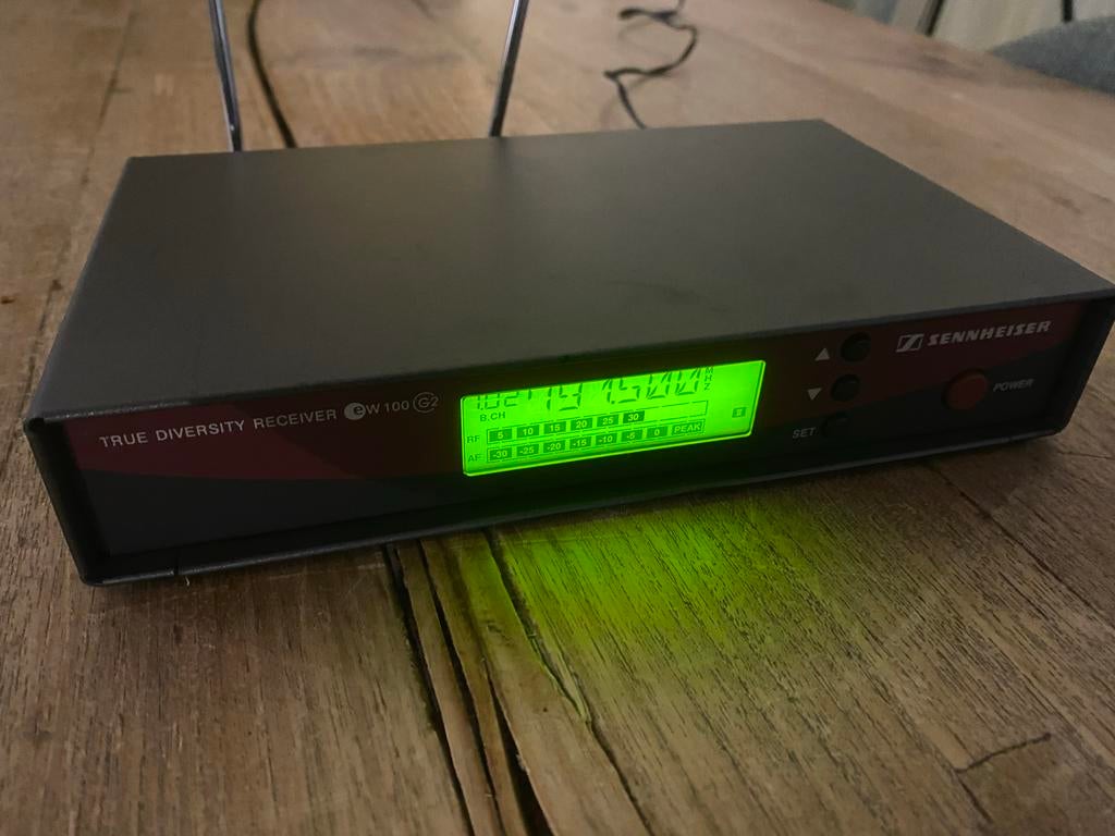 Sennheiser EW 100 G2 True Diversity Receiver (Alleen Ontvang, Gebruikt, Ophalen of Verzenden, Nvt, Zangmicrofoon