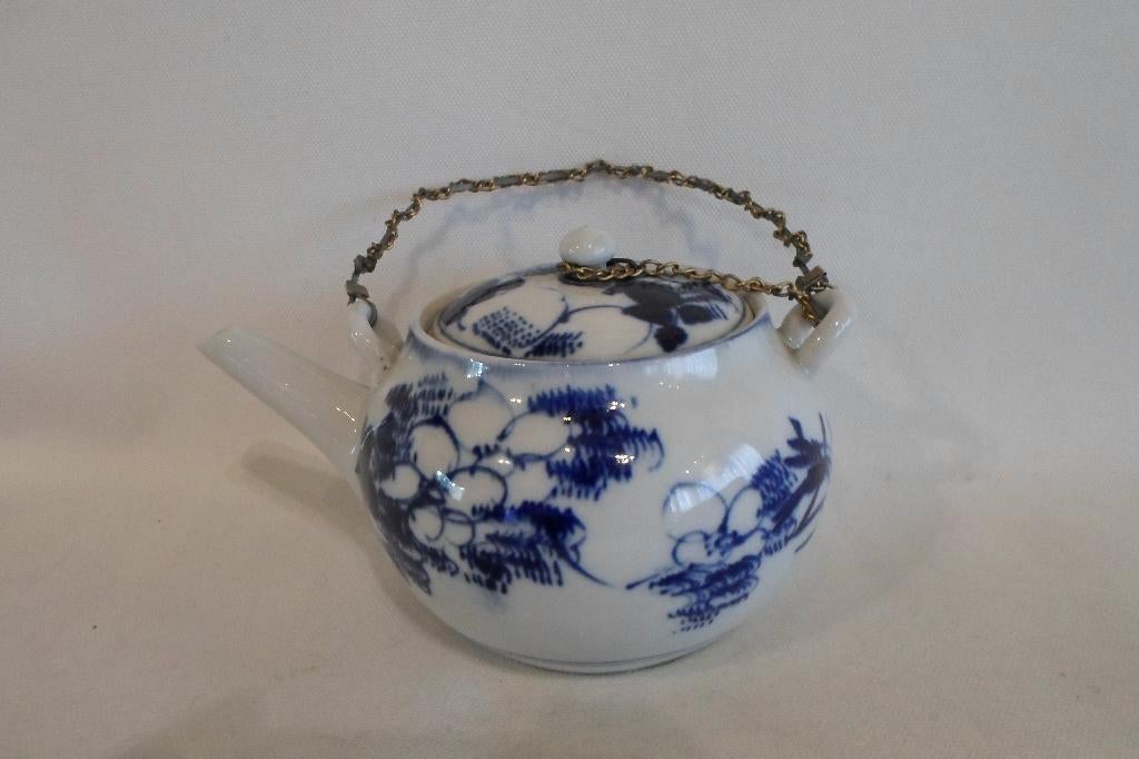 Chinees Trekpotje Blauw Wit, Antiek en Kunst, Ophalen of Verzenden