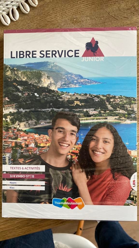 Libre Service junior LRN-Line Online + boek 3/4 vmbo-gt, Ophalen of Verzenden, Nieuw, VMBO, Frans
