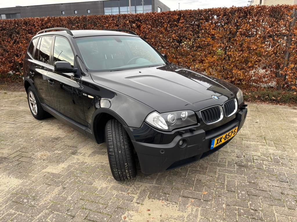 BMW X3 2.5 I AUT 2004 Zwart Leer, Automaat, 1800 kg, Zwart, Zwart