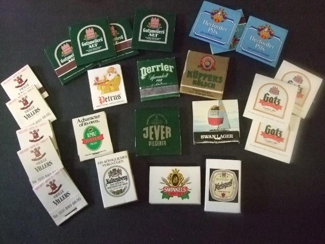 Diverse lucifers (nr.1) totaal 23 stuks., Verzamelen, Biermerken, Ophalen of Verzenden, Nieuw, Overige typen, Overige merken