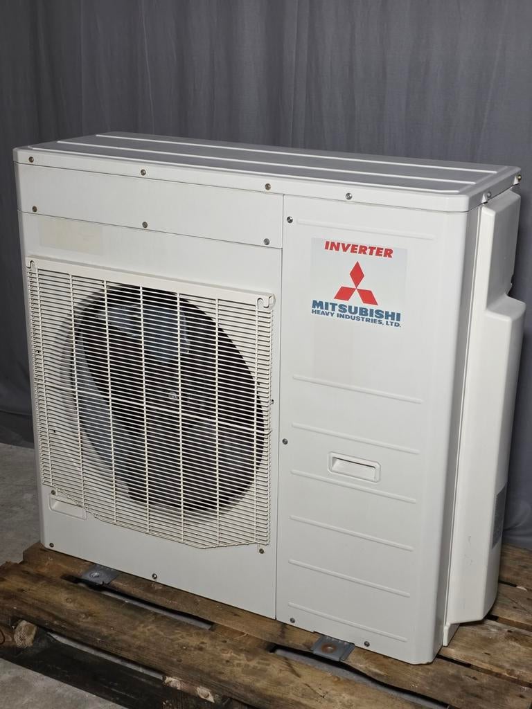 Mitsubishi SCM125ZM-S multi-split airco warmtepomp 6x aansl, Koelen en Ontvochtigen, Timer, Refurbished, 3 snelheden of meer