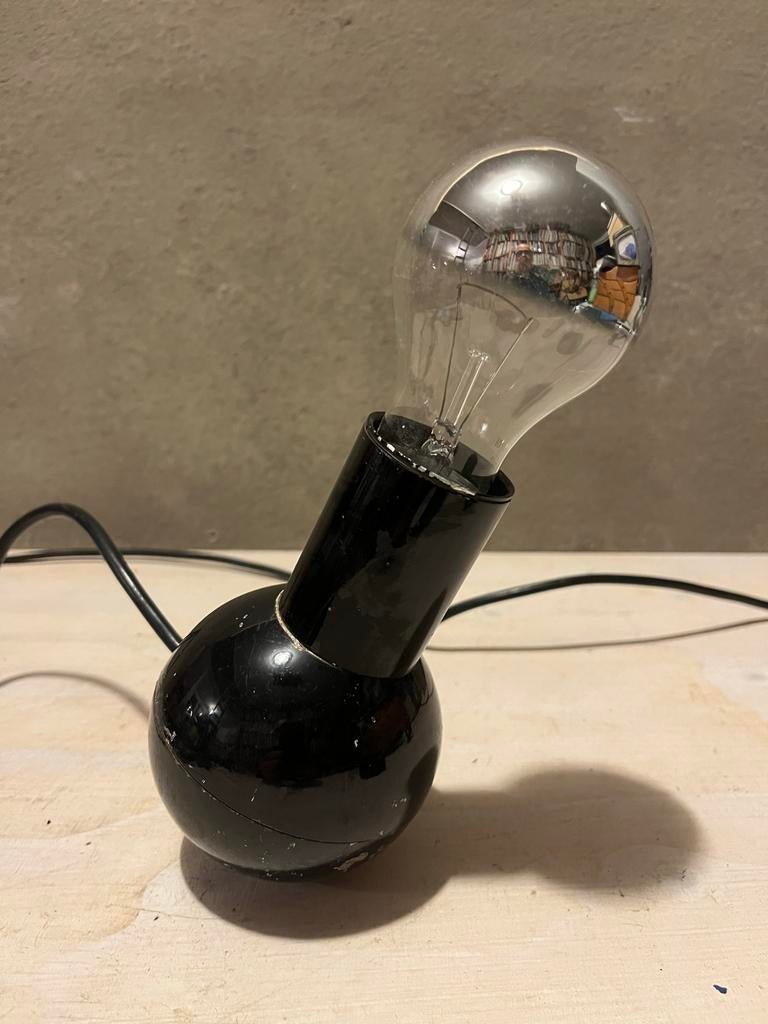 Vintage zwarte tafellamp Cosack, Ophalen
