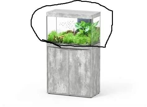 aqualantis aquarium splendid 80 ultra biobox whitewash-088, ., Overige typen, Nieuw, Ophalen of Verzenden