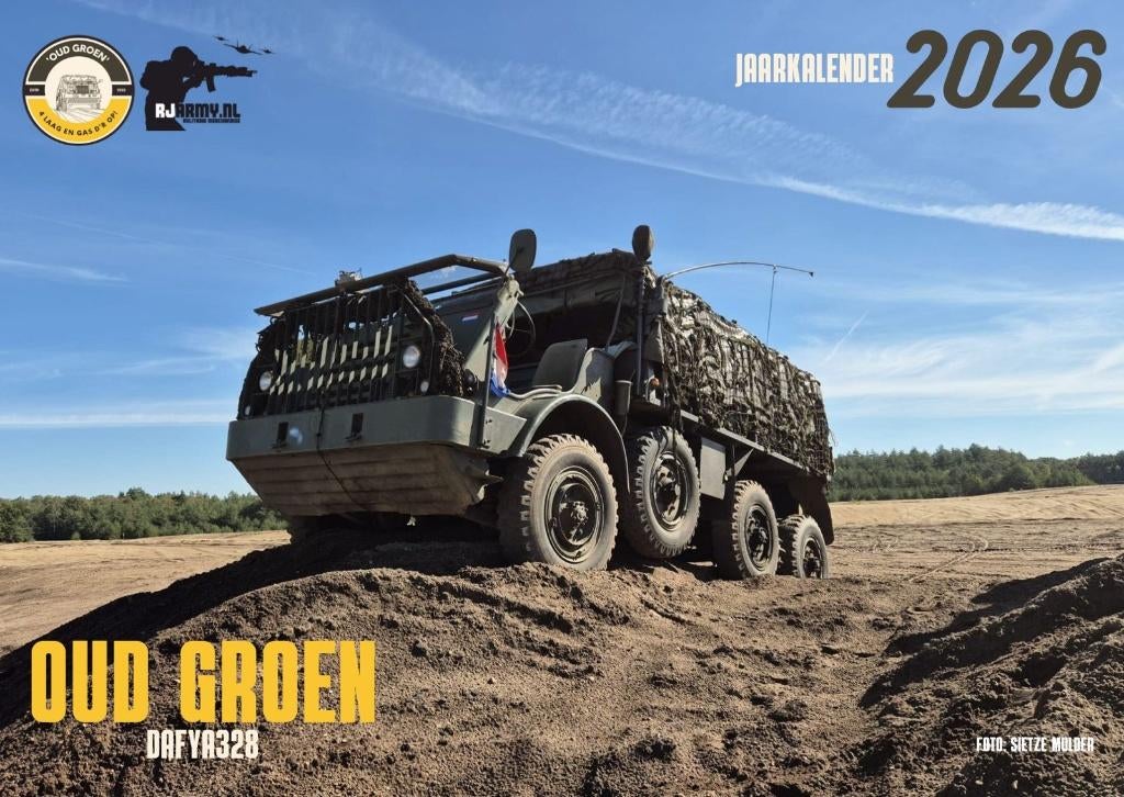 DAF YA328 Kalender 2026 - RJarmy Leger dumpstore Nijmegen, Ophalen of Verzenden, Landmacht, Nederland, Overige typen
