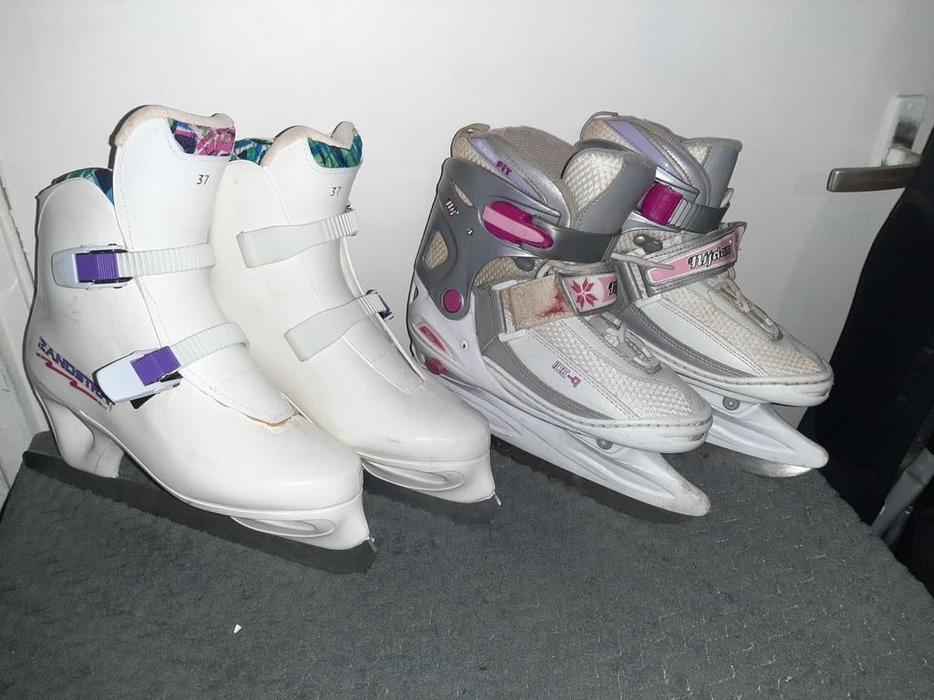 Ijshockey schaatsen maat 37 , keuze uit Zandstra en Nijdam, Zandstra, Ophalen of Verzenden, Zo goed als nieuw, IJshockeyschaatsen
