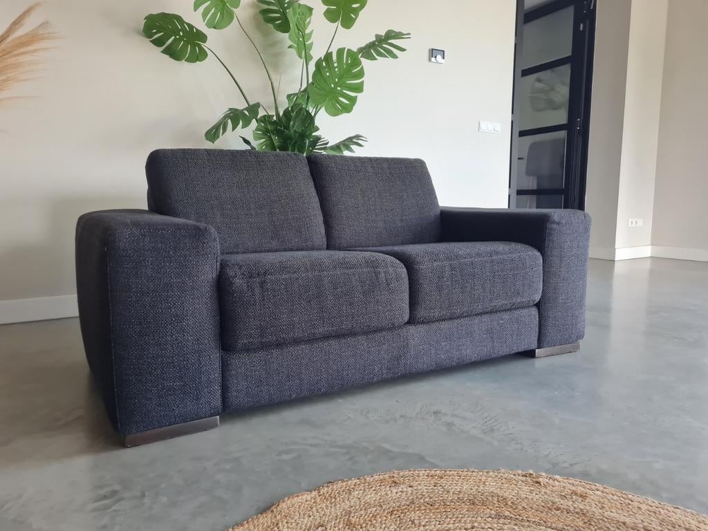 Natuzzi 2 pers bank, Natuzzi, Eenpersoons, Natuzzi, 75 tot 100 cm