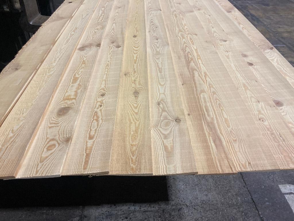 siberisch lariks-potdekseldelen-schuttingdelen- € 7,50 /m2, Ophalen, Overige typen, Nieuw, Hardhout