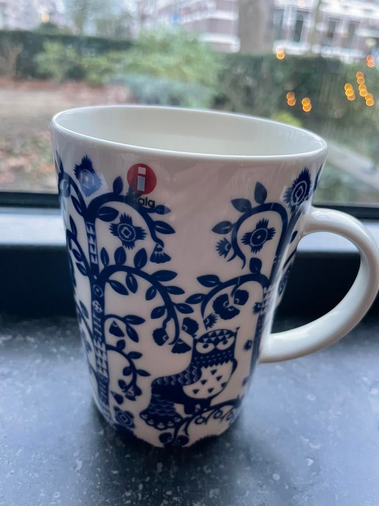 Iittala Taika mok beker nachtblauw 0,4L, Ophalen of Verzenden, Zo goed als nieuw, Overige stijlen, Kop(pen) en/of Schotel(s)