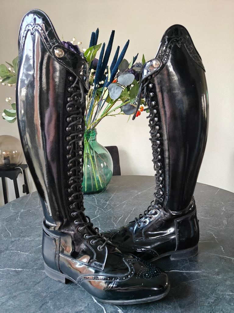 Celeris Paardrijlaarzen Lak, Dressuur, Dames, Ophalen of Verzenden, Zo goed als nieuw