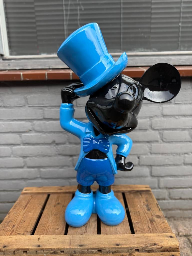 Mickey Mouse Beeld - Blauw Pak, Ophalen, Zo goed als nieuw, Fantasy