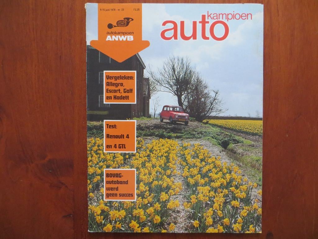 Autokampioen 23 1978 Renault 4, 4 GTL, Fiat Ritmo, C111, Ophalen of Verzenden, Nieuw, Renault