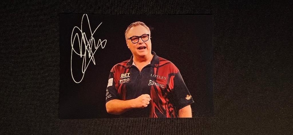 Foto John Part met handtekening (print) #2 Darts, Sport en Fitness, Darts, Verzenden, Nieuw, Overige typen