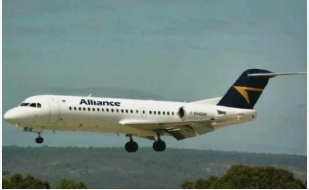 Alliance Airlines Fokker 70 VH-QQW ansichtkaart, Verzamelen, Ophalen of Verzenden, Nieuw, Kaart, Foto of Prent