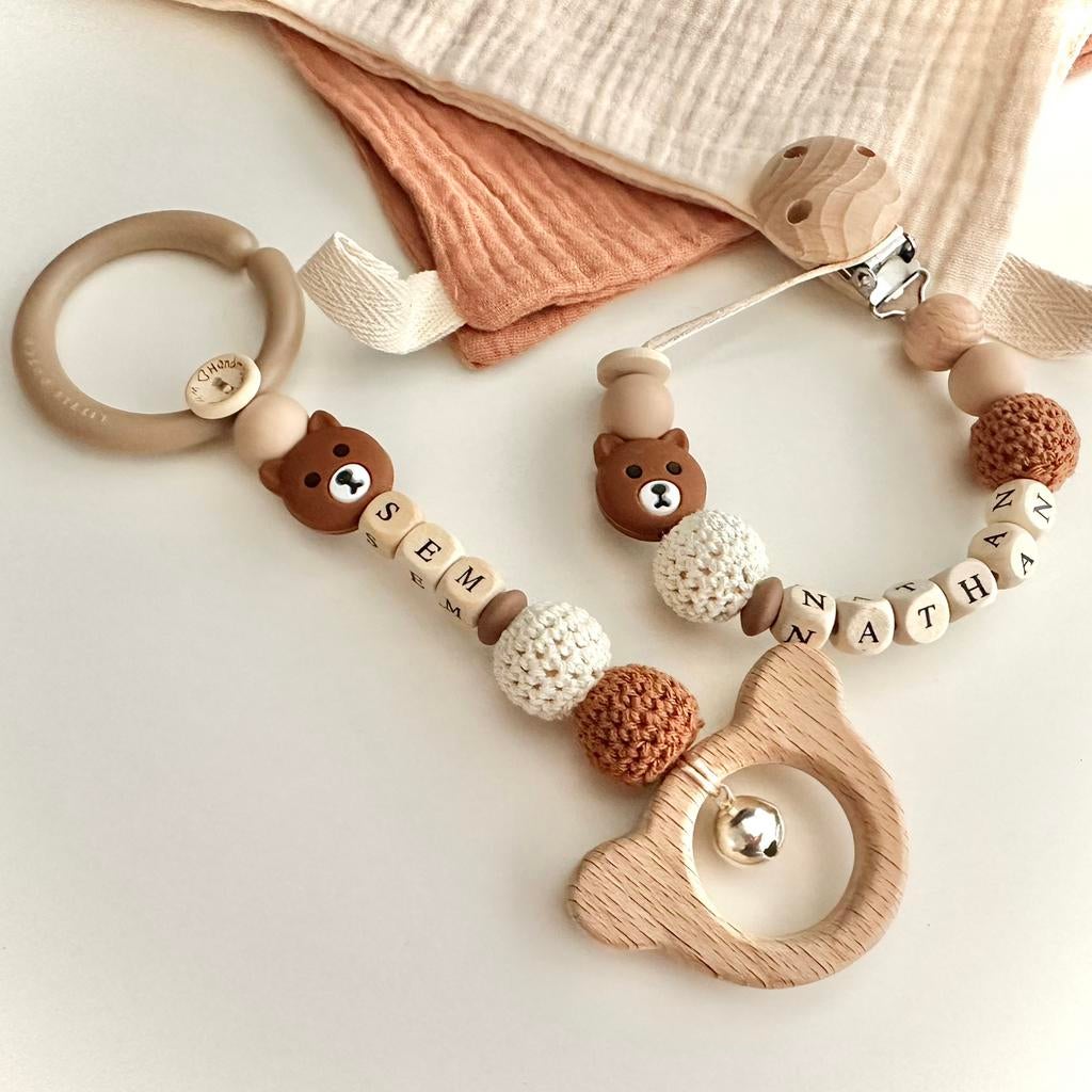 Speenkoord maxicosihanger wagenspanner babygym tashanger ed, Kinderen en Baby's, Kraamcadeaus en Geboorteborden, Ophalen of Verzenden