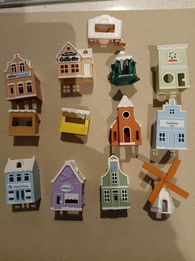 AH Oudhollands verzamelobject huisjes enz, Verzamelen, Supermarktacties, Albert Heijn, Ophalen of Verzenden