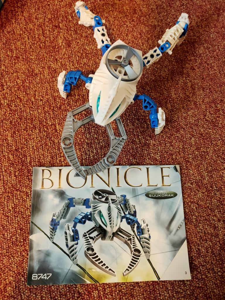 Lego Bionicle 8747 Suukorak, Ophalen of Verzenden, Gebruikt, Complete set, Lego
