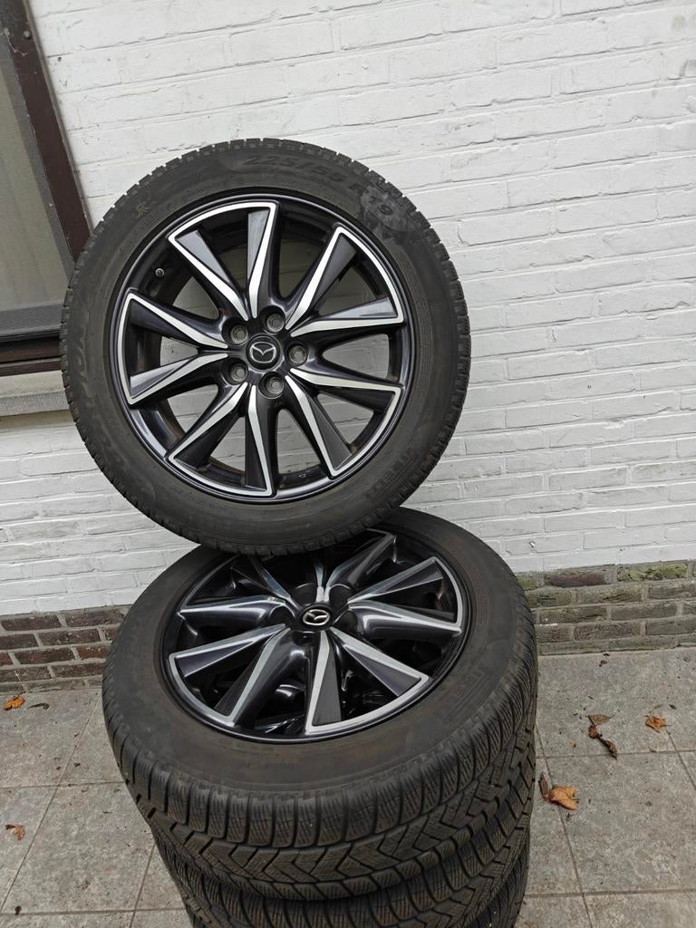 Te koop Originele mazda CX-5 19 inch winterset, Banden en Velgen, Winterbanden, 225 mm, Ophalen