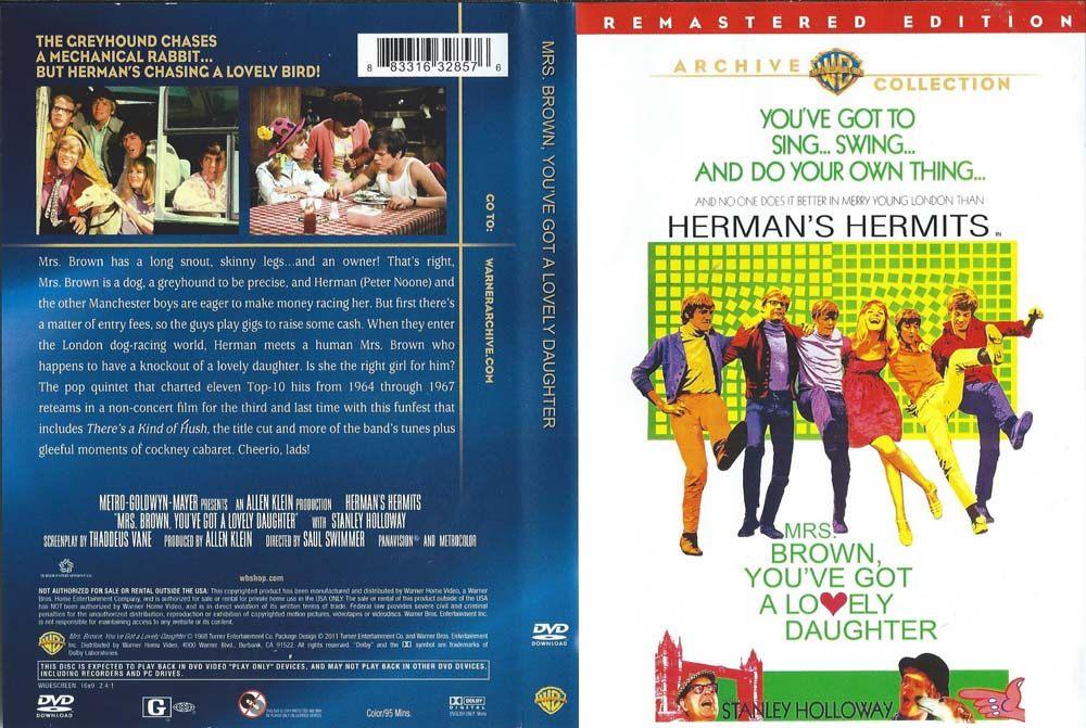 Mrs. Brown You’ve Got a Lovely Daughter 1968 DVD, Alle leeftijden, Ophalen of Verzenden, Zo goed als nieuw, Actiekomedie