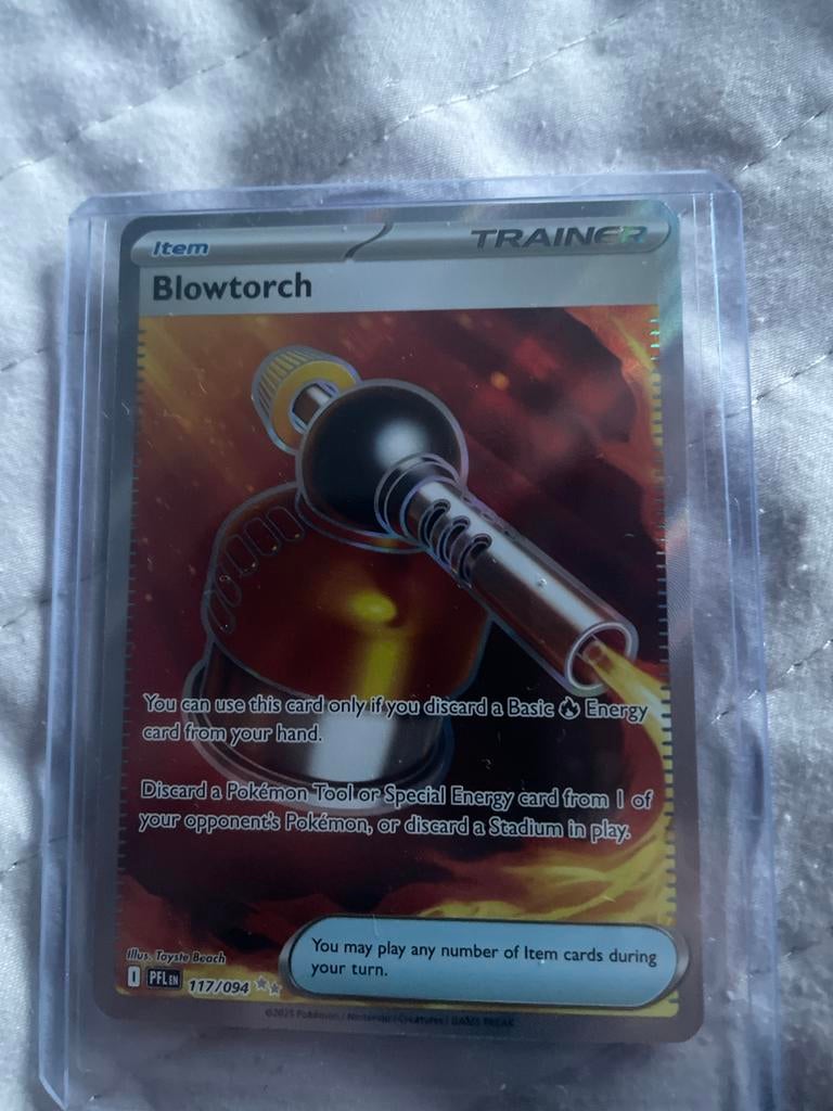Blowtorch Pokemon Kaart - Phantasmal Flames, Ophalen of Verzenden, Zo goed als nieuw, Losse kaart