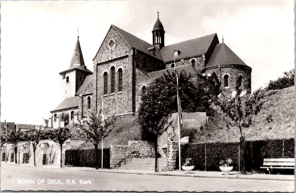 Schin op Geul - R.K. Kerk, Verzenden, 1960 tot 1980, Ongelopen, Limburg