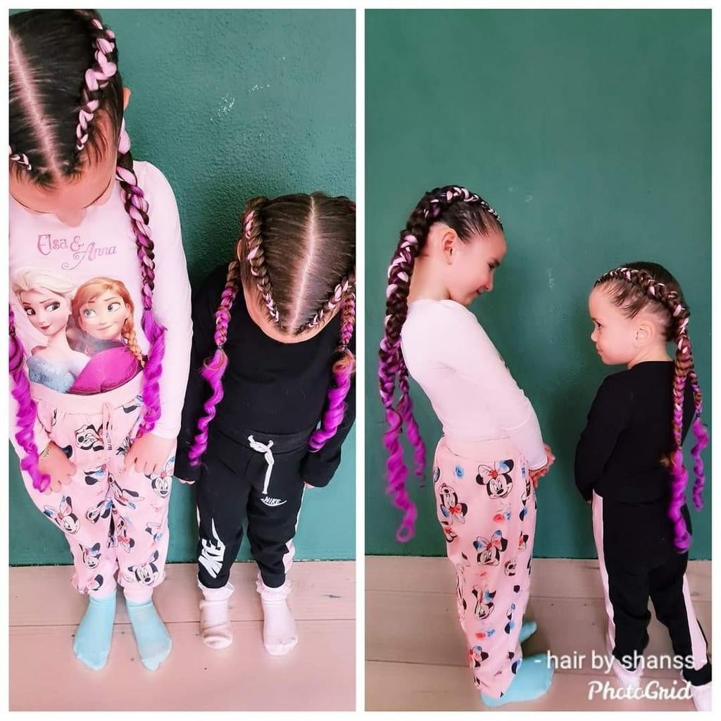 Cornrows twist crochet braids nephaar weave micro rings