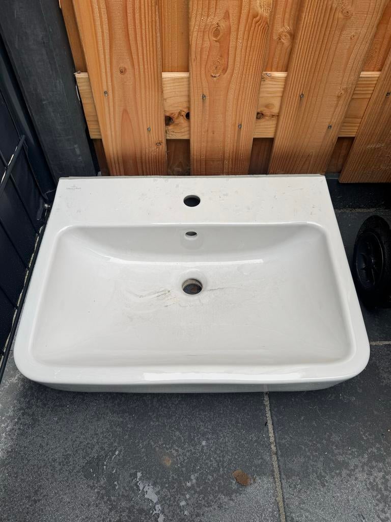 Wastafel Villeroy & Boch, Ophalen, Gebruikt, 50 tot 100 cm, Minder dan 100 cm