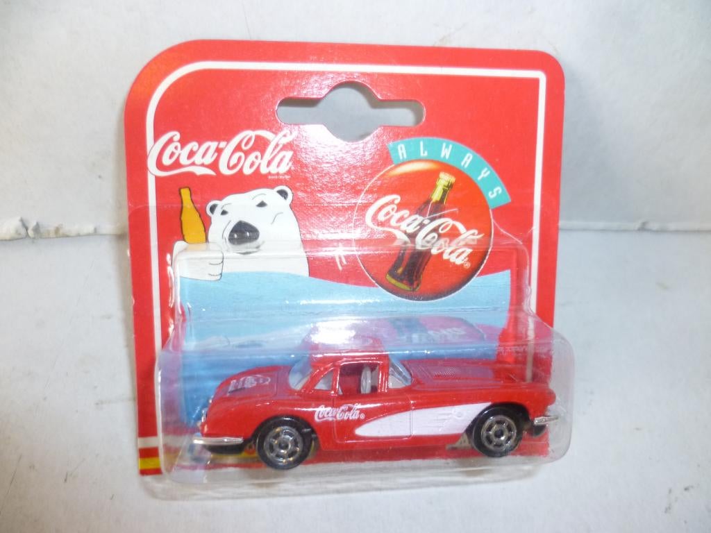 Majorette 1997 Chevrolet Corvette Coca Cola modelauto, Hobby en Vrije tijd, Modelauto's | Overige schalen, Ophalen of Verzenden