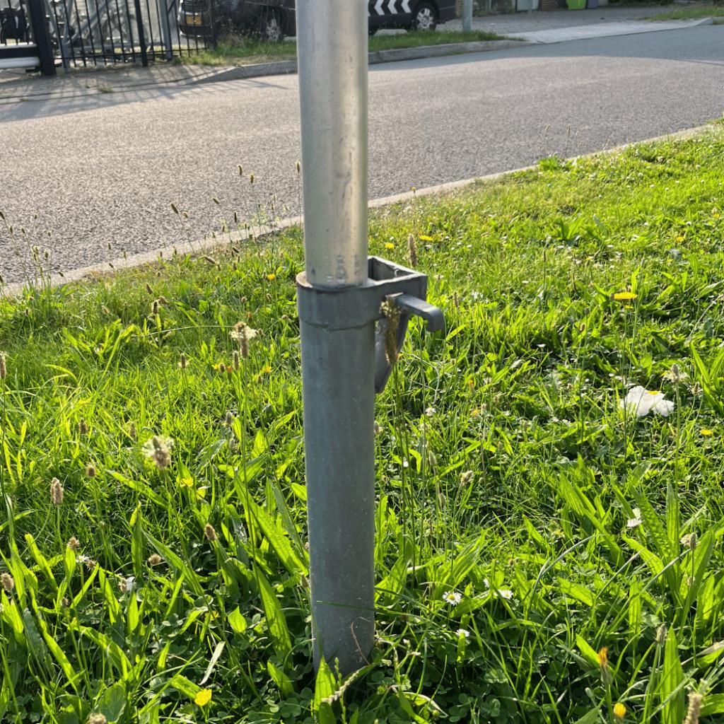 Verkeersbord houder/Grondpot, Ophalen, Nieuw