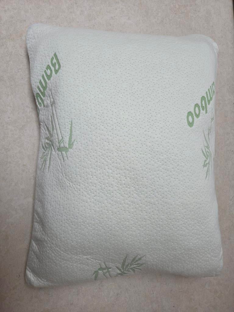 Bamboo hoofdkussen, Ophalen of Verzenden, Zo goed als nieuw, Wit
