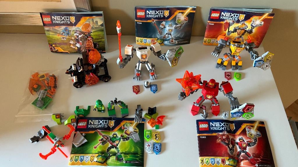 Lego Nexo Knight  strijdharnas, Ophalen of Verzenden, Gebruikt, Complete set, Lego