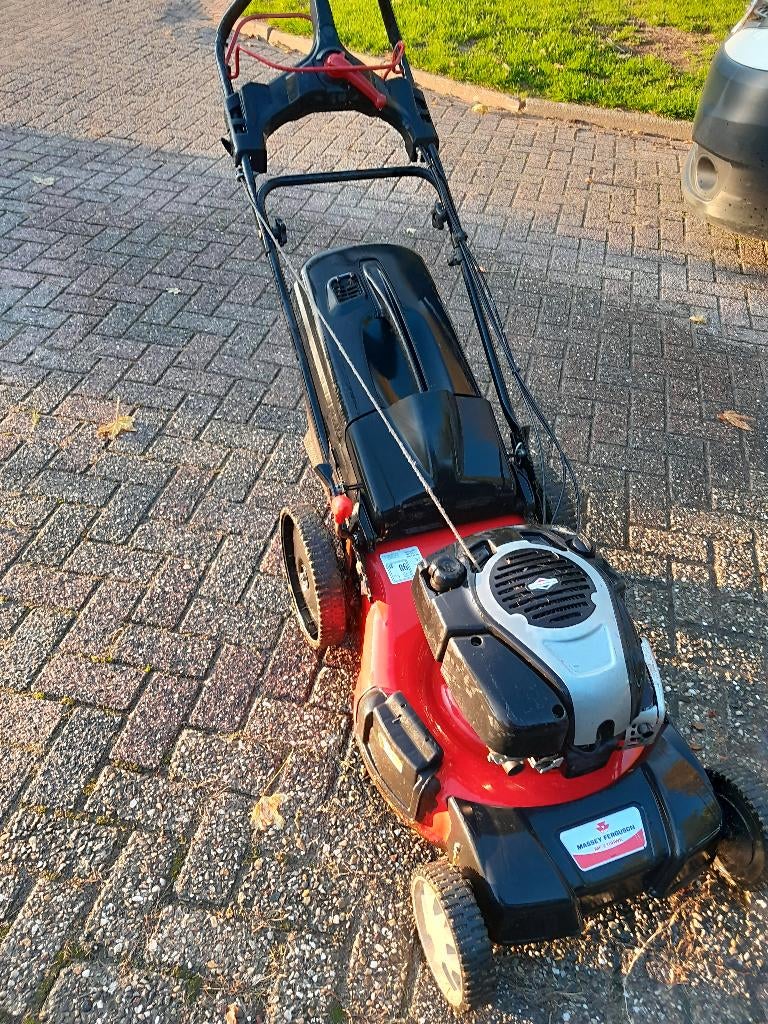 grasmaaier 53 cm met opvangbak - 3 loop snelheden, Tuin en Terras, Ophalen, Cirkelmaaier, Gebruikt, Benzine-grasmaaier