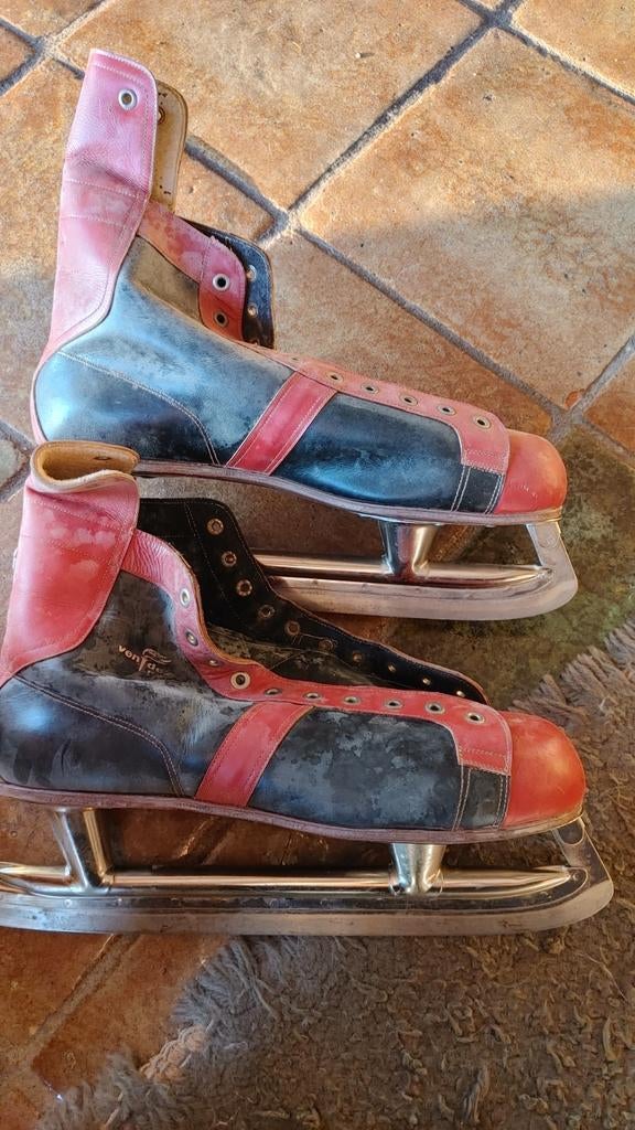 Vintage ijshockey schaatsen maat 47, Sport en Fitness, Schaatsen, Ophalen of Verzenden, Gebruikt, Noren, Overige merken