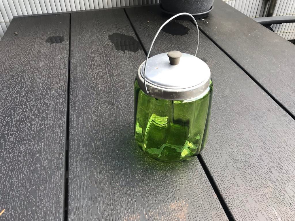 Mooie antieke snoep koekjespot, Ophalen of Verzenden