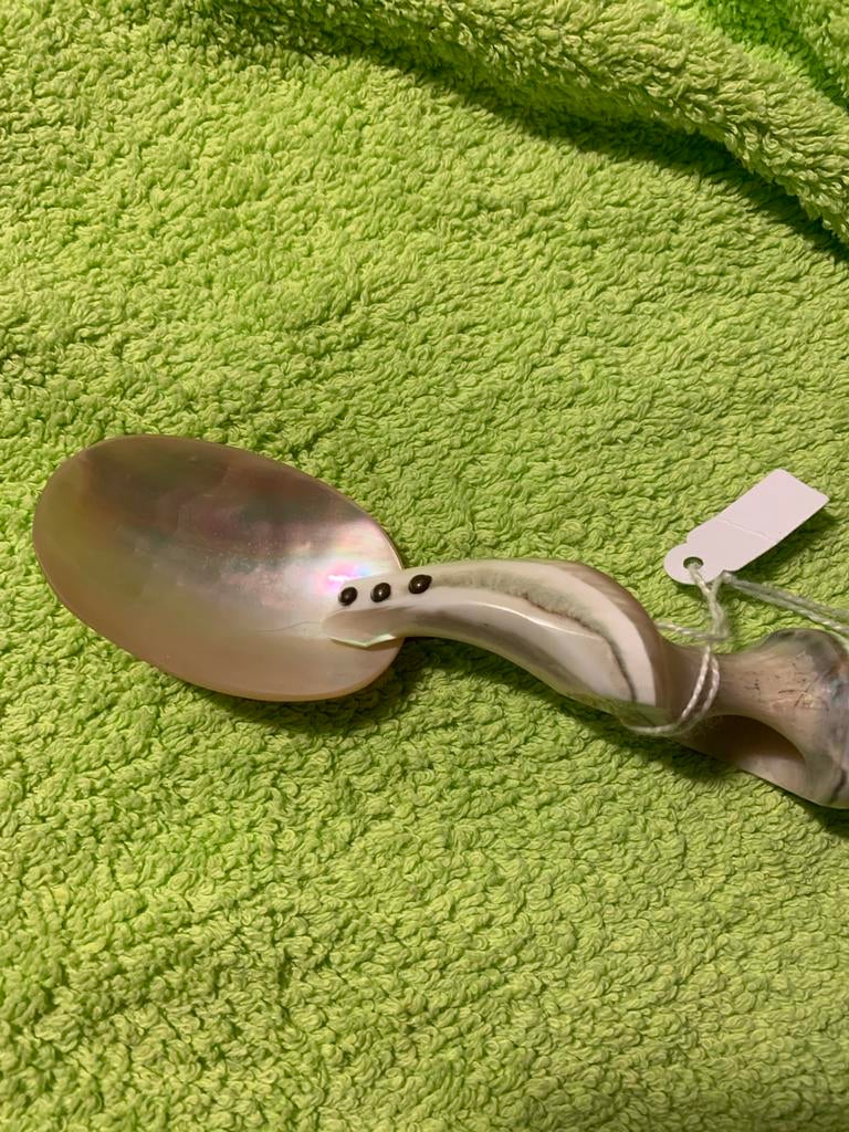 Schelp Lepel met uniek design, Ophalen of Verzenden