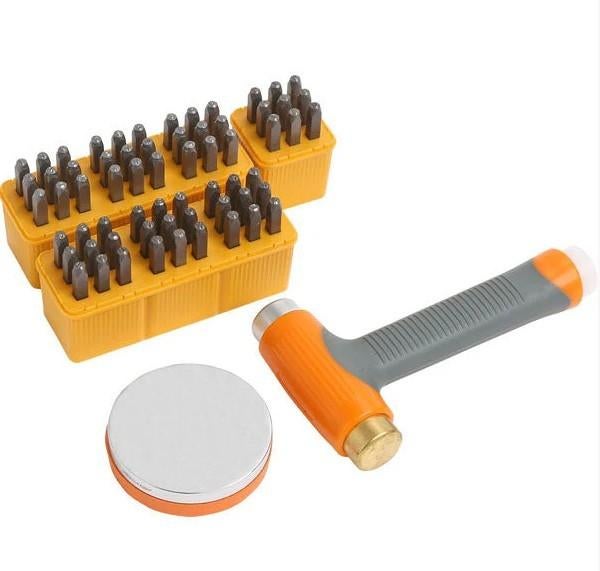 65 delige pons set cijfers en letters 3 mm, Ophalen of Verzenden, Nieuw