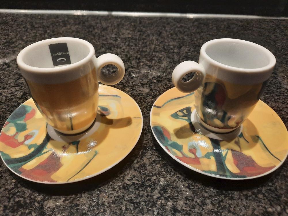 Da Silva Art Collection 2008  Peter Venrooy espresso servies, Antiek en Kunst, Ophalen of Verzenden