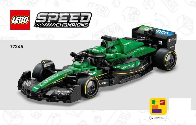Lego | SPEED | Aston Martin Aramco F1 AMR24 | 77245, Lego, Lego, Nieuw, https://legohouse.com/en-gb/info/contact-us/