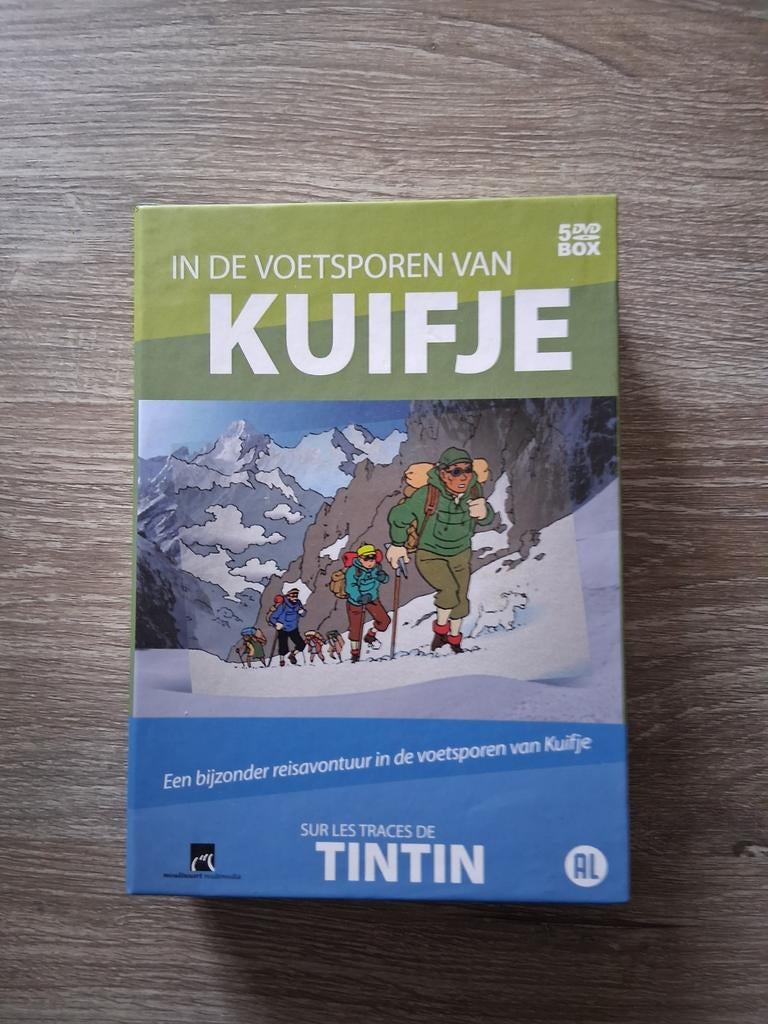 In de Voetsporen van Kuifje - DVD Boxset, Ophalen, Alle leeftijden, Boxset, Zo goed als nieuw