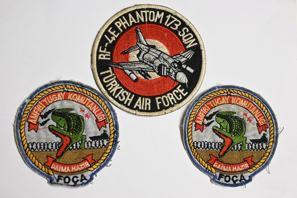 Turkije luchtmacht en mariniers patch embleem., Ophalen of Verzenden, Luchtmacht, Overige gebieden, Embleem of Badge