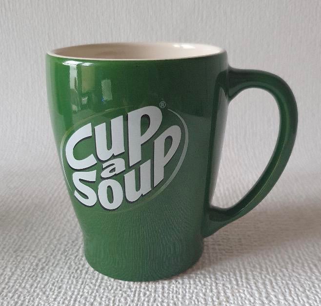 GEZOCHT; cup a soup mok met naam ‘Marieke’, Ophalen of Verzenden, Zo goed als nieuw, Overige stijlen, Kop(pen) en/of Schotel(s)