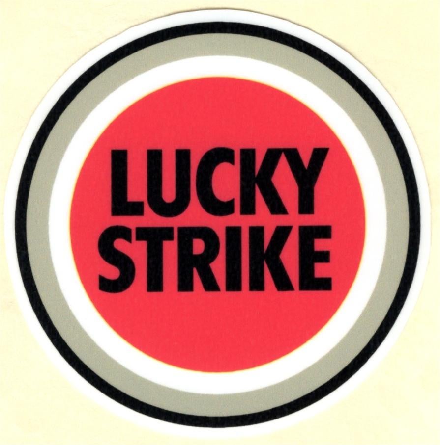Lucky Strike sticker #5, Ophalen of Verzenden